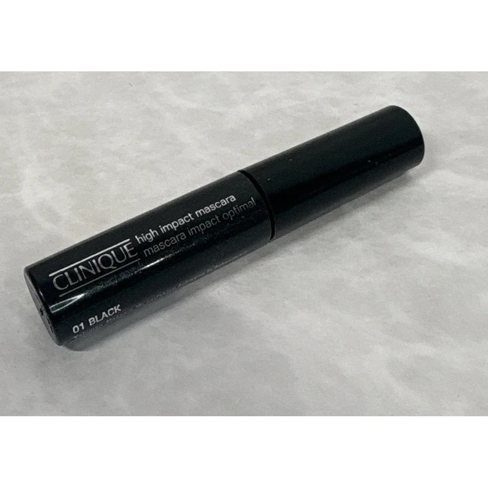 Clinique High Impact Mascara Mini 0.14 oz / 3.5 mL Shade 01‎ Black New No Box